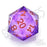 CritStones Liquid Core Resin D20 Dice - Feywild Sparkle (33mm)