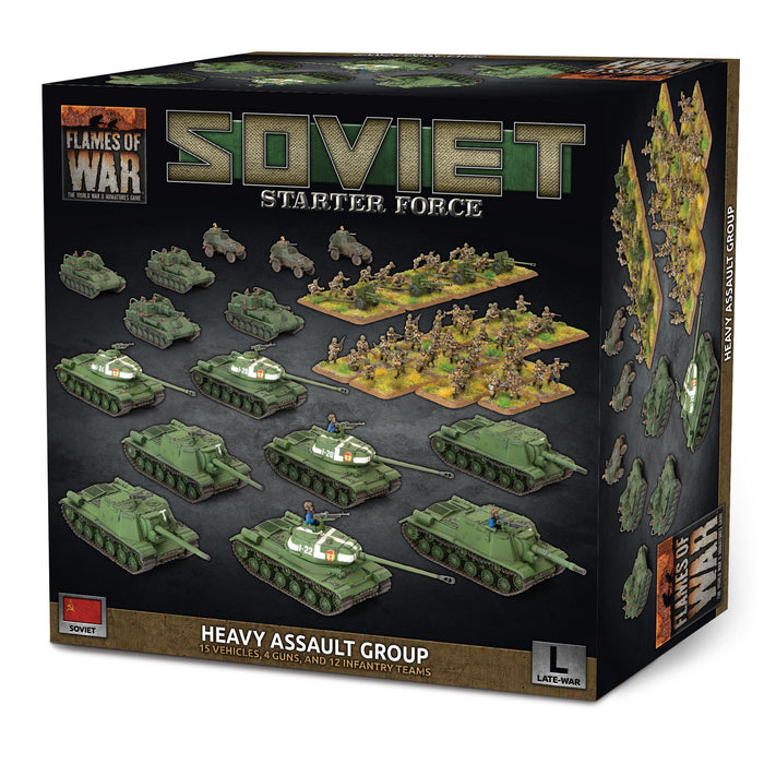 Flames of War Soviet Starter Force: Heavy Assault Group box