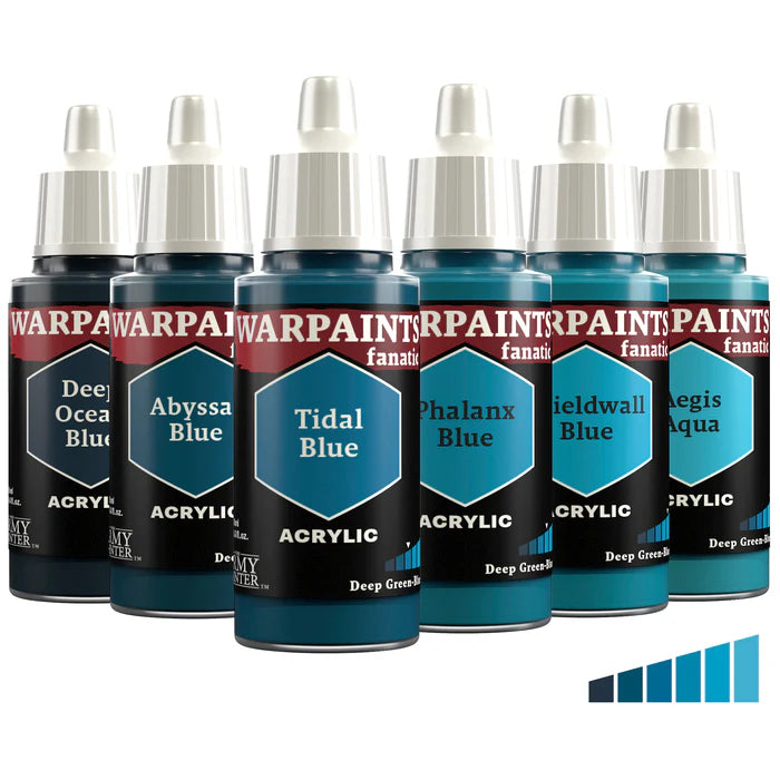 Warpaints Fanatic Flexible Triad: Deep Green-Blues