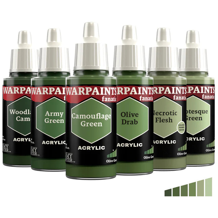 Warpaints Fanatic Flexible Triad: Olive Greens