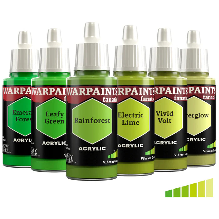 Warpaints Fanatic Flexible Triad: Vibrant Greens