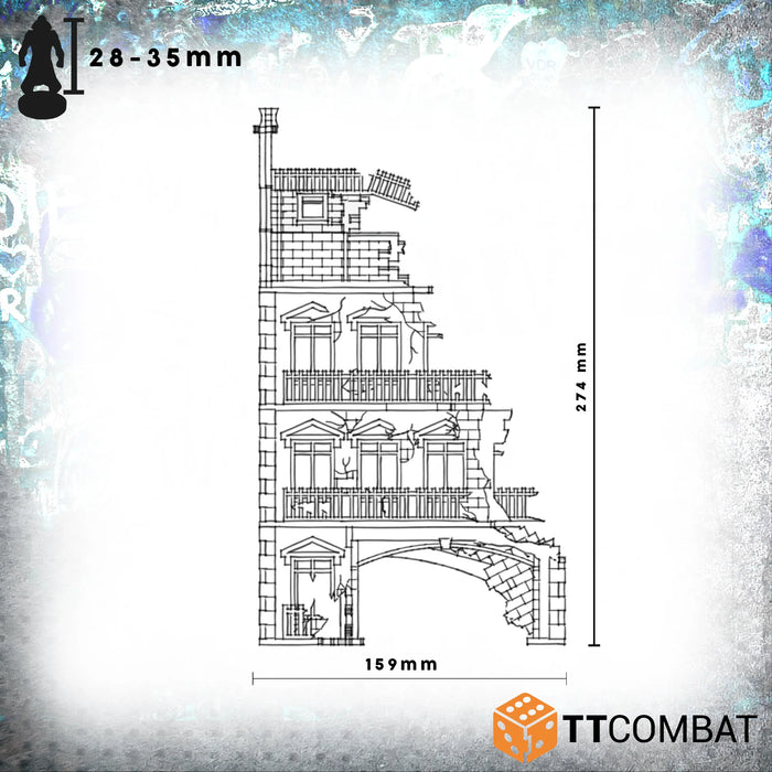 TTCombat - City Rowhouse Arch Destroyed