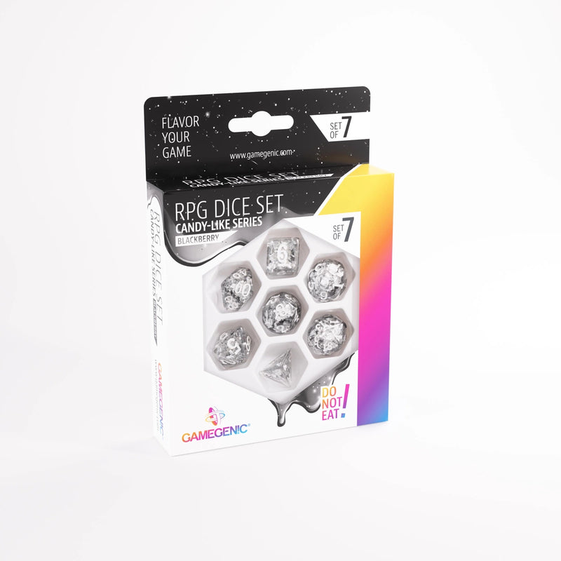 GameGenic RPG Dice Set Candy-Like Series - Blackberry