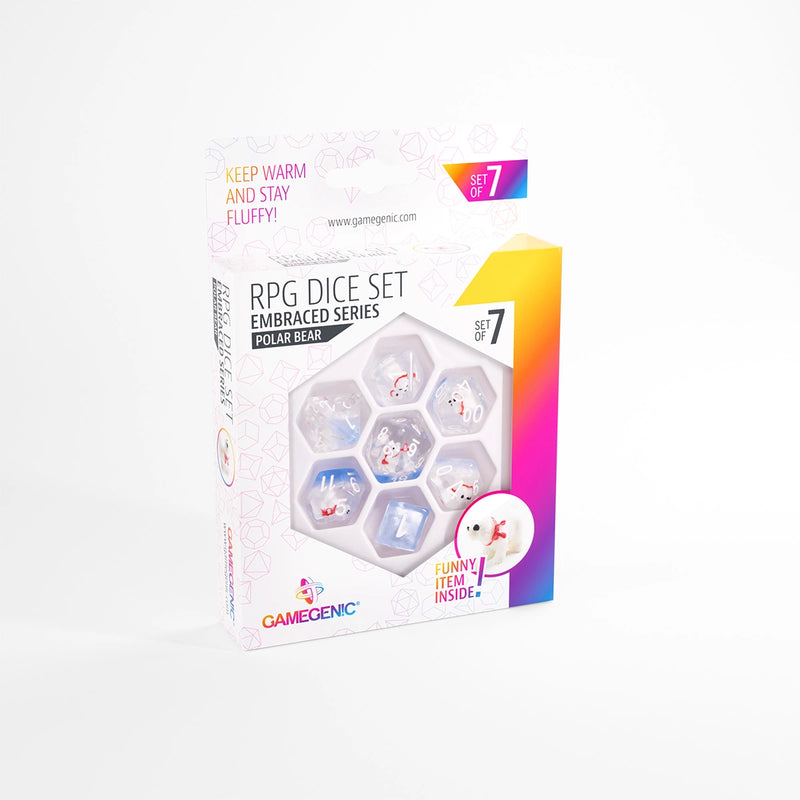 GameGenic RPG Dice Set Embraced Series - Polar Bear