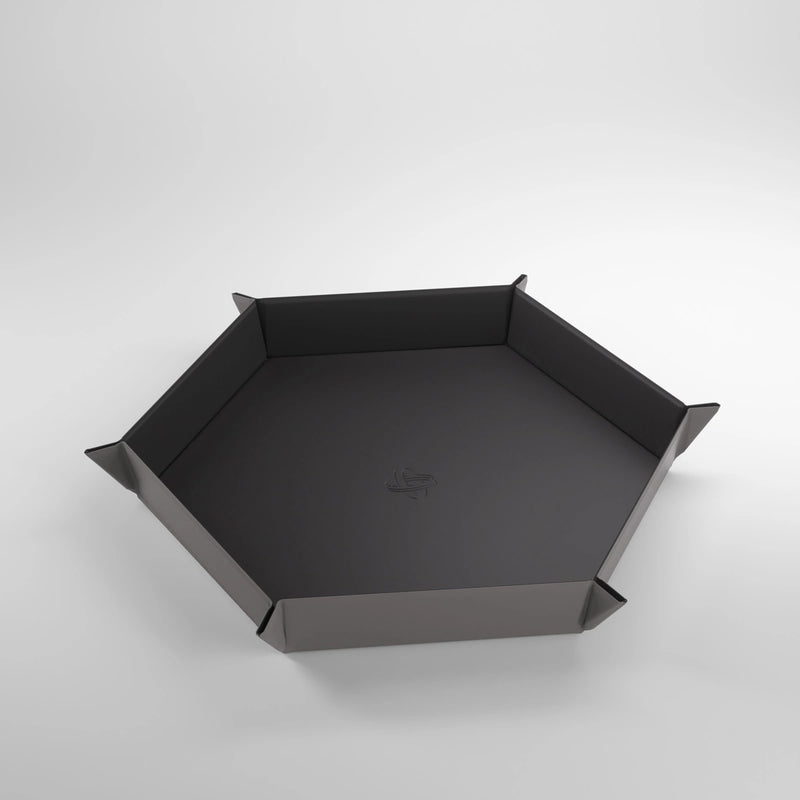 GameGenic Magnetic Dice Tray Hexagonal Black/Grey