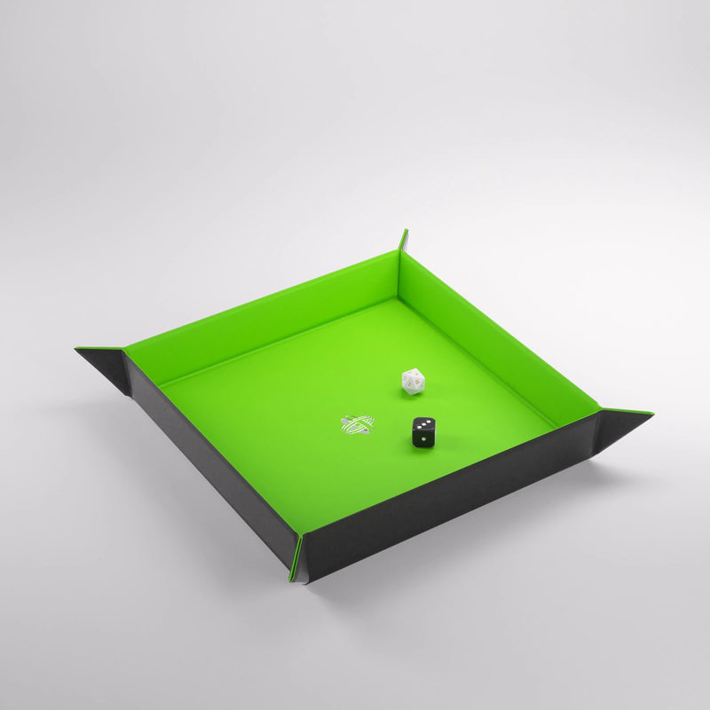 GameGenic Magnetic Dice Tray Square Black/Green