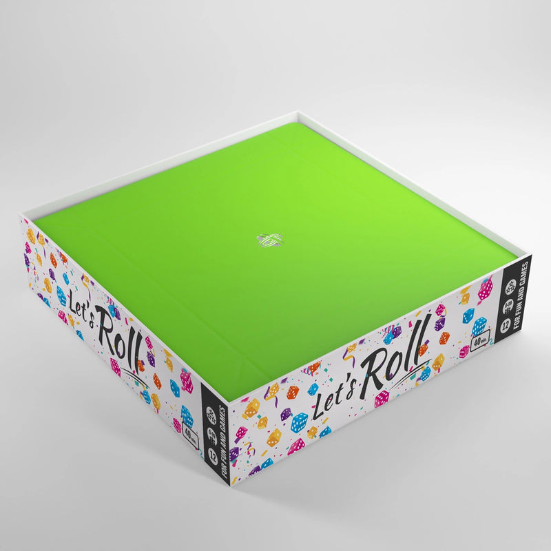 GameGenic Magnetic Dice Tray Square Black/Green
