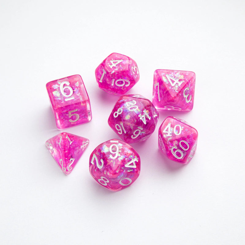 GameGenic RPG Dice Set Candy-Like Series - Raspberry
