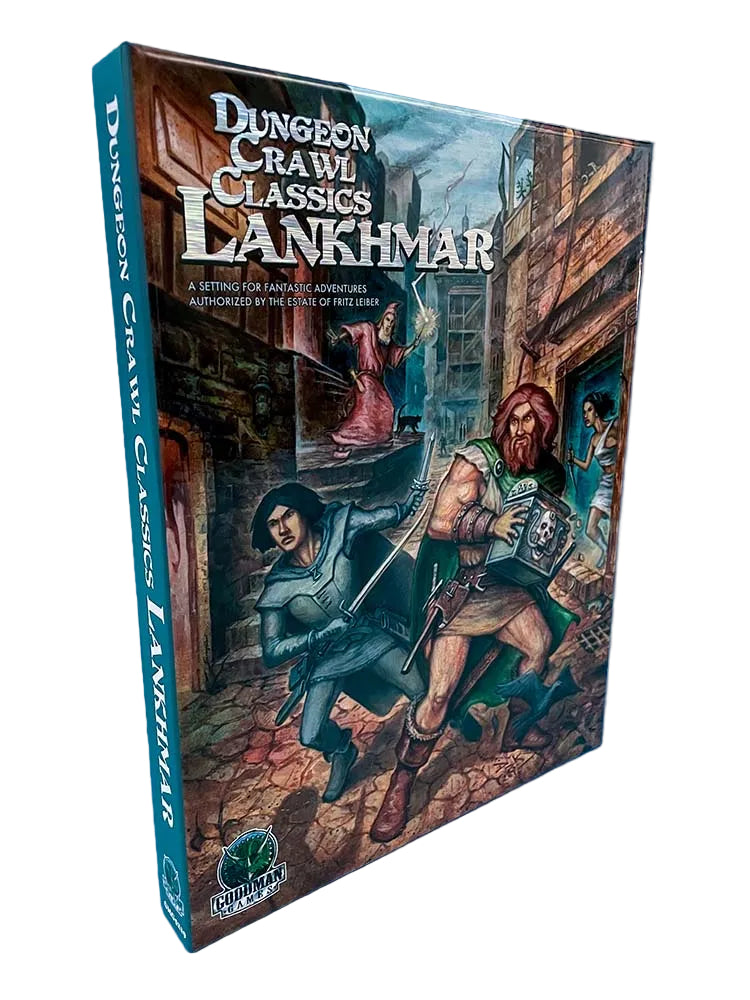 Dungeon Crawl Classics Lankhmar book cover on a white background