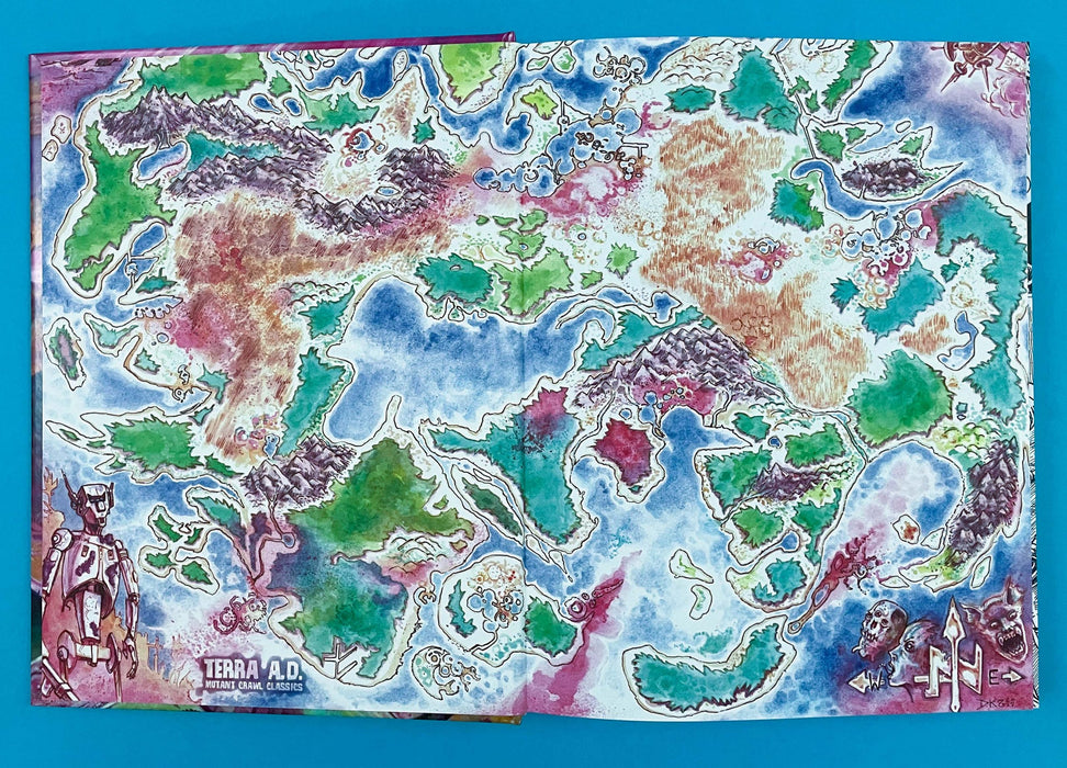 Mutant Crawl Classics Role Playing Game Core Rulebook - Hardcover