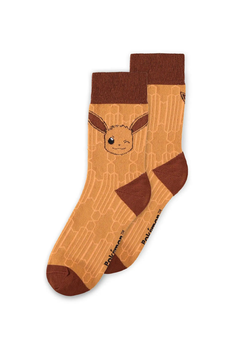 Pokémon Eevee Evolution (EEU) Socks (3 Pack)