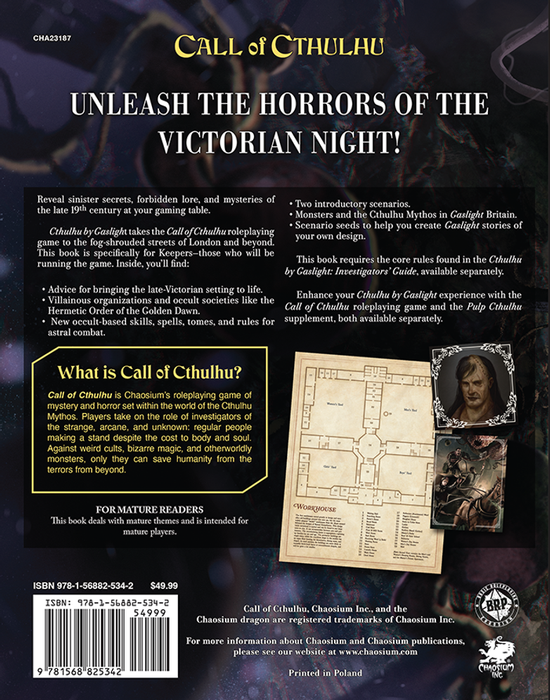Call of Cthulhu: Cthulhu by Gaslight Keeper's Guide