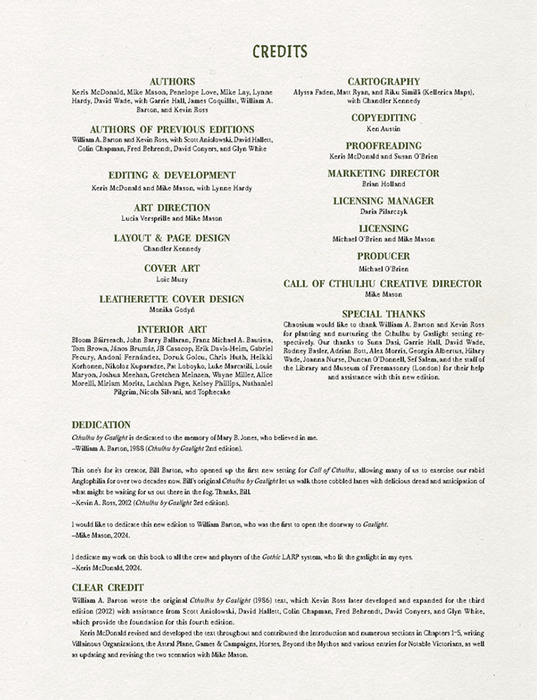 Call of Cthulhu: Cthulhu by Gaslight Keeper's Guide