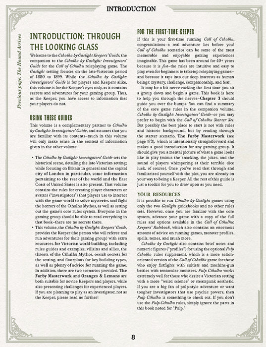 Call of Cthulhu: Cthulhu by Gaslight Keeper's Guide