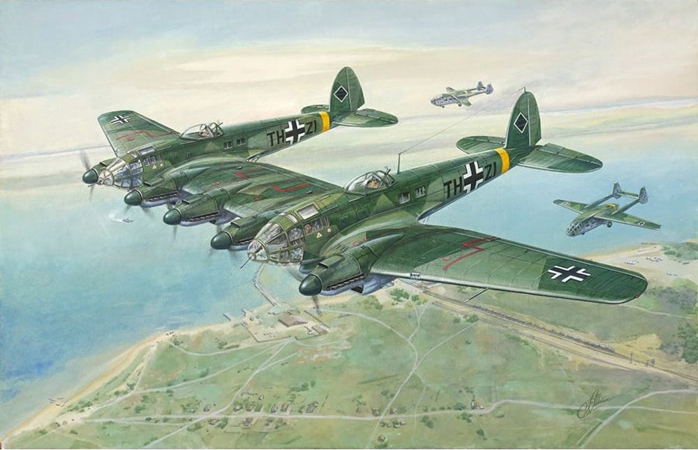 German Heinkel He 111 Z-1 Zwilling (1:144)