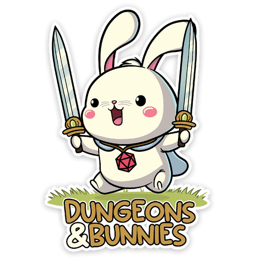 GlassStaff Sticker - Dungeons and Bunnies
