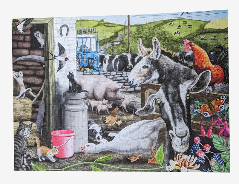 The Curious Goat 252 Piece Puzzle
