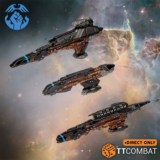 Dropfleet Commander - Resistance Frigate (Sprue)