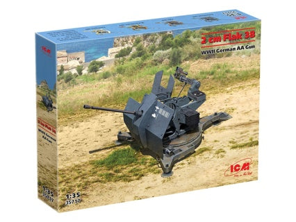 Flak 38, WWII German AA Gun 1:35