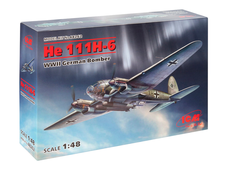 He 111H-6, WWII German Bomber 1:48