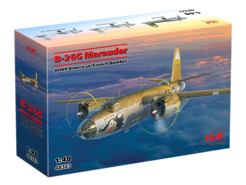 B-26G Marauder WWII American/French Bomber 1:48