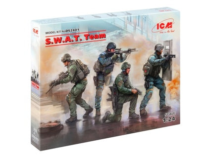 S.W.A.T. Team with 4 Figures 1:24