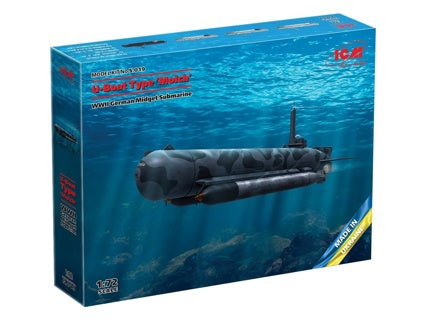 U-Boat Type 'Molch', WWII German Midget Submarine 1:72