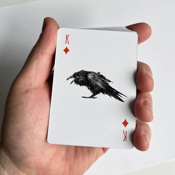 Be Like A Crow Playing Cards