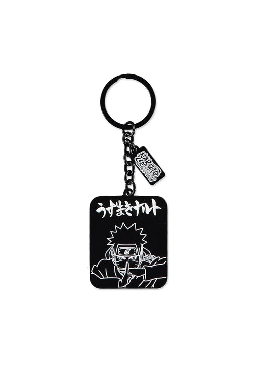 Naruto Shippuden - Line Art Metal Keychain