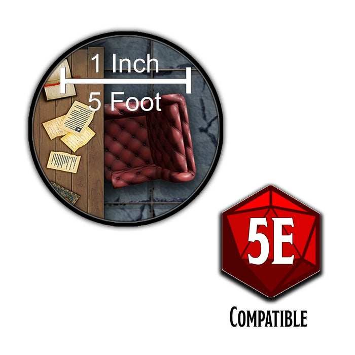 Loke Battle Mats: Big Book of Battle Mats - Cells & Shrines 12x9"