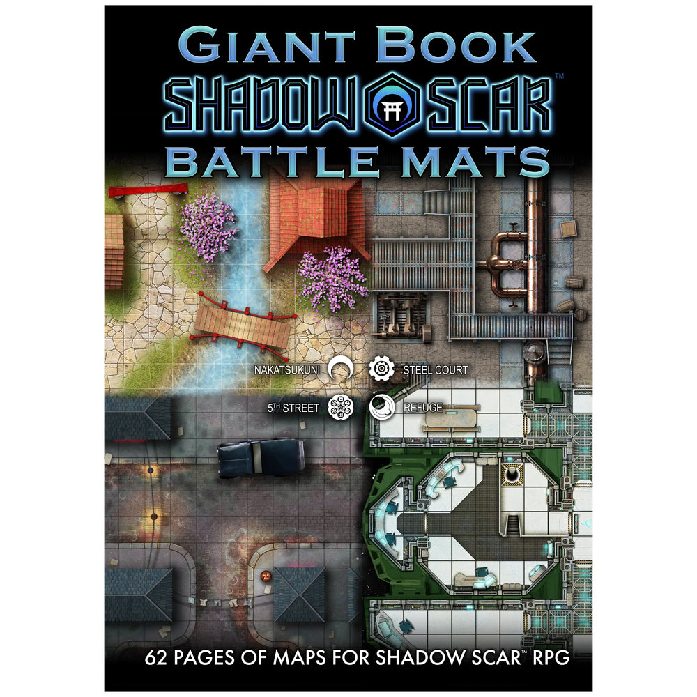Loke Battle Mats: Giant Book of Shadow Scar Battle Maps