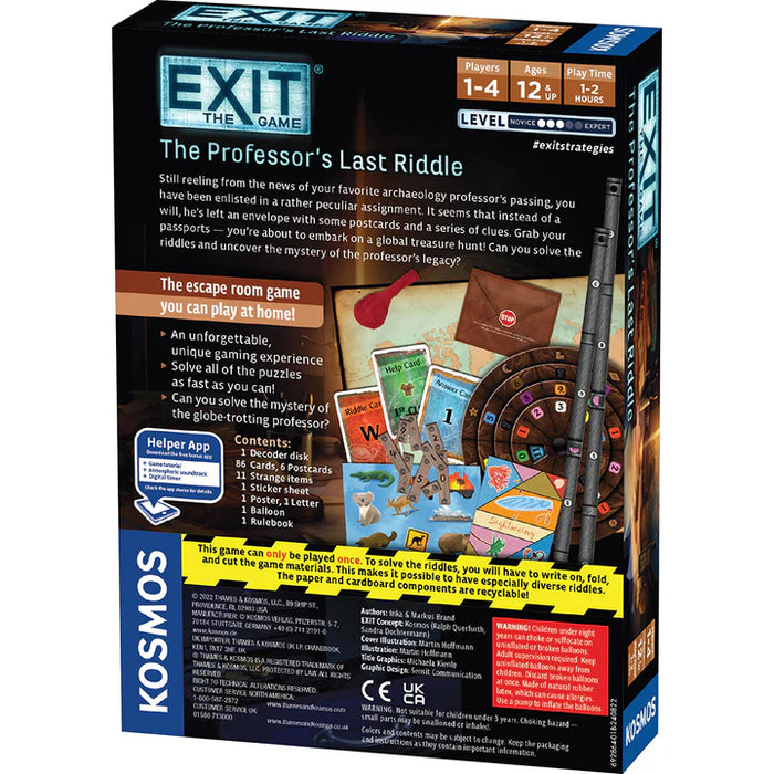 EXIT: The Professor's Last Riddle
