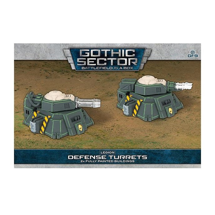 Gothic Sector Legion Defense Turrets Box Cover