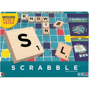 Scrabble (Wood Refresh) - 2 Games in 1!