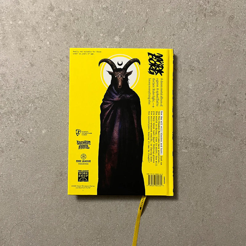 Mork Borg RPG Book Back Cover