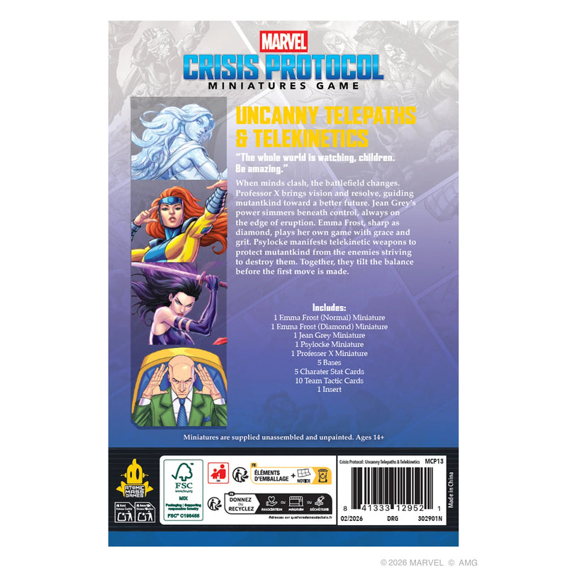 Marvel: Crisis Protocol - Uncanny Telepaths & Telekinetics Character Pack