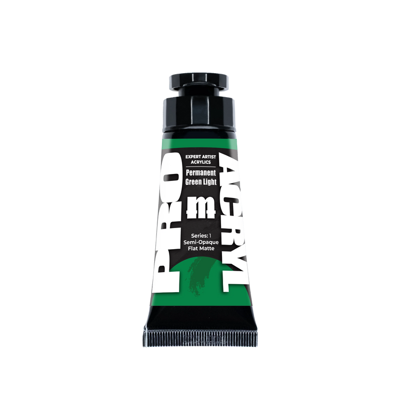 Pro Acryl Expert Acrylics - Permanent Green Light (30ml)