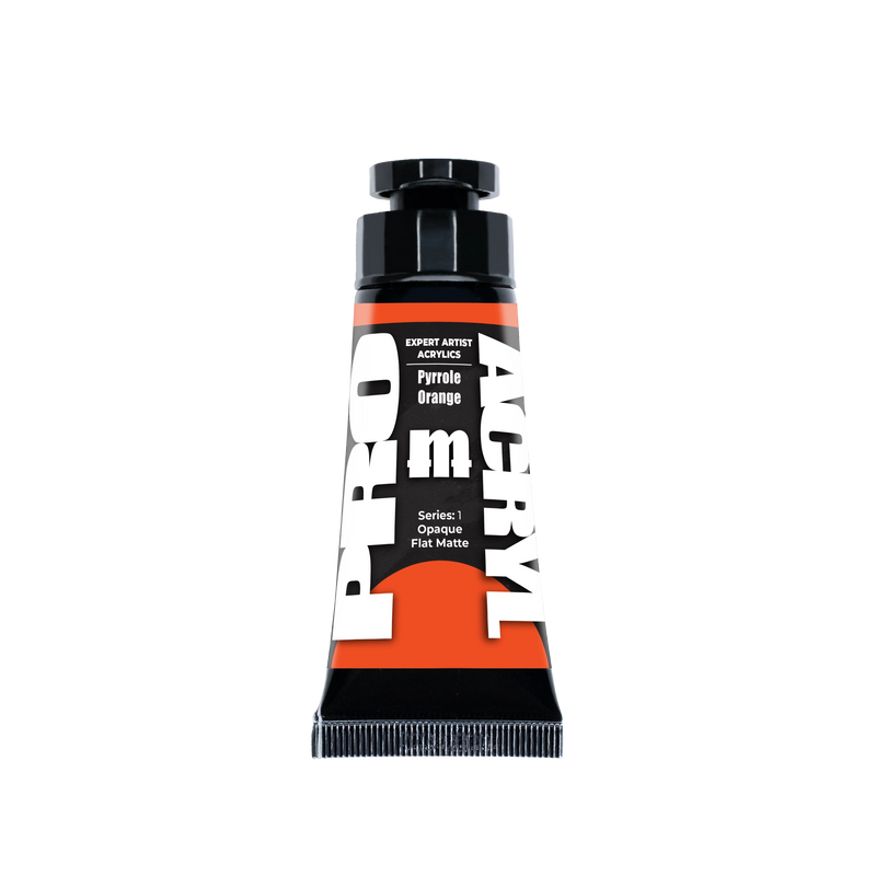 Pro Acryl Expert Acrylics - Pyrrole Orange (30ml)