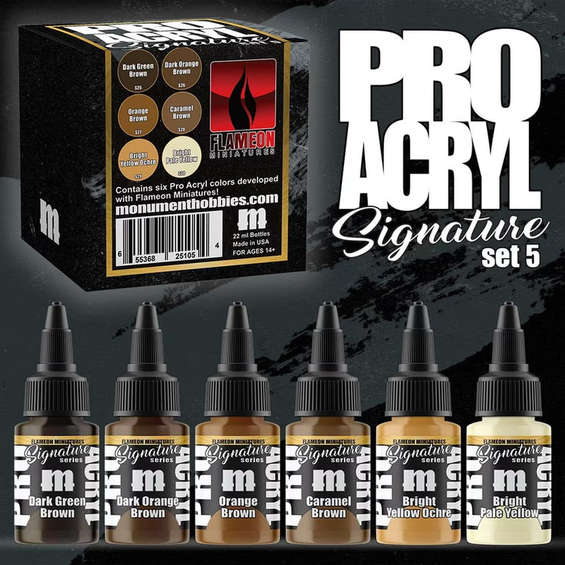 Pro Acryl Flameon Signature Set 6 Colours