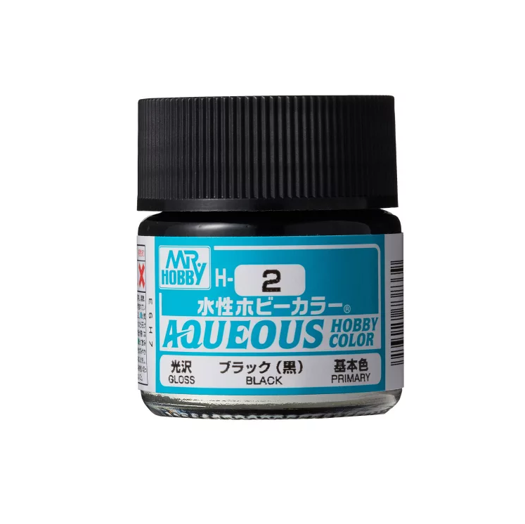 Mr. Hobby Aqueous Hobby Color Black (Gloss)