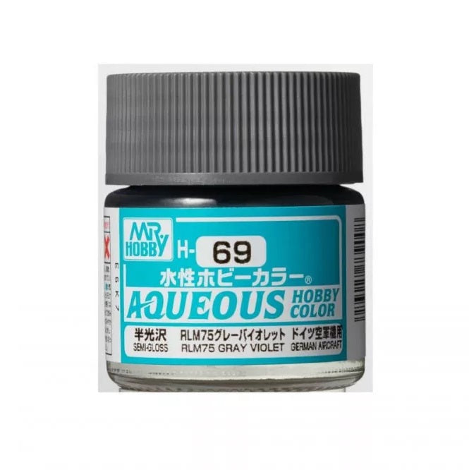 Mr. Hobby Aqueous Hobby Color RLM75 Gray Violet (Semi-Gloss)
