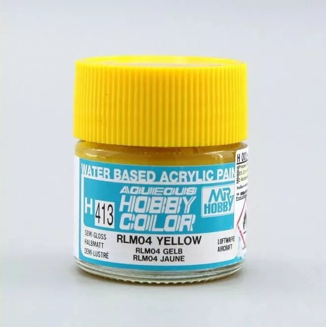 Mr. Hobby Aqueous Hobby Color RLM04 Yellow (Semi-Gloss)