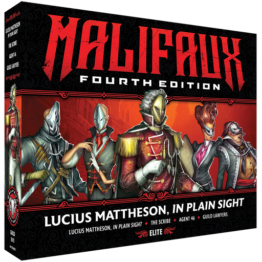 Malifaux Fourth Edition - Lucius Mattheson, In Plain Sight