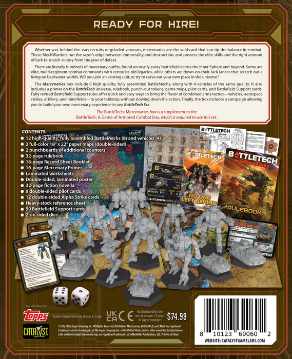 BattleTech: Mercenaries Box Set Standard Edition