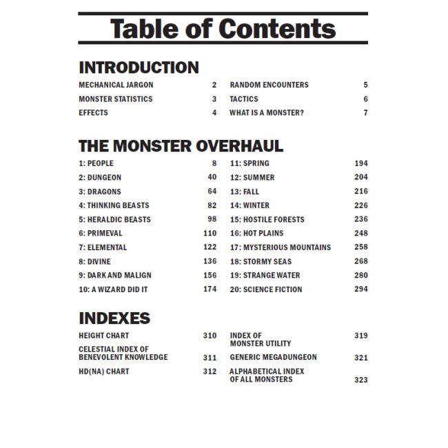 The Monster Overhaul