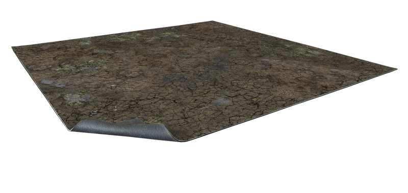 Battle Systems Muddy Streets Gaming Mat 3x3