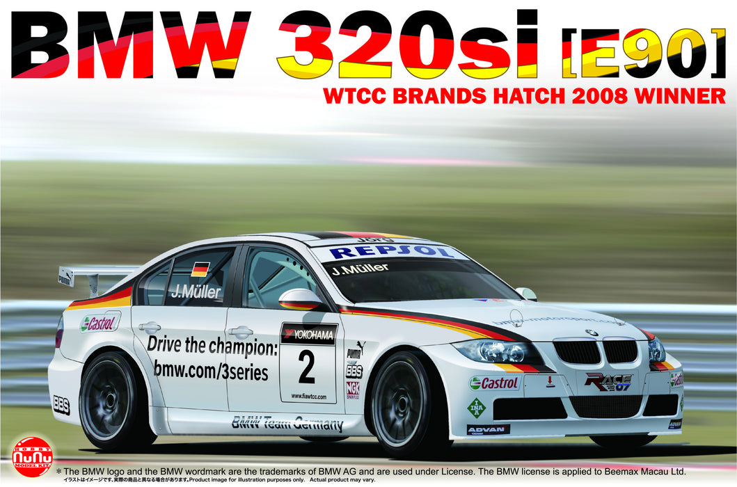 BMW 320 E90I WTCC Brands Hatch 2008 Winner 1:24 Box Cover