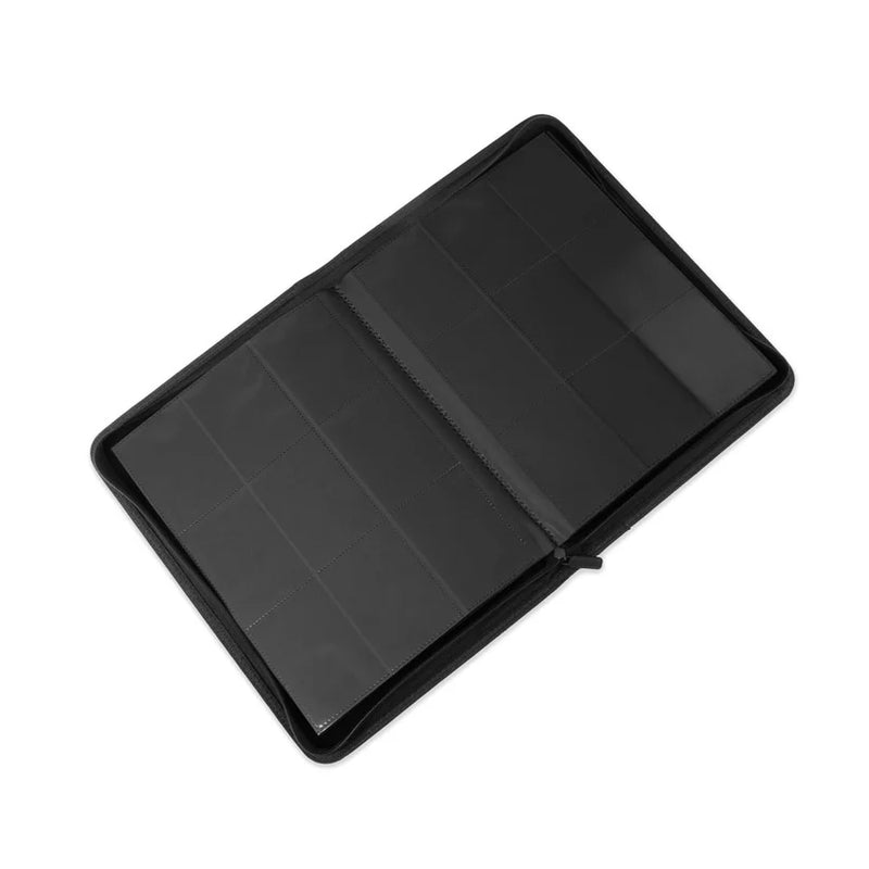 COVRD Premium 9 Pocket Zip Binder - Black