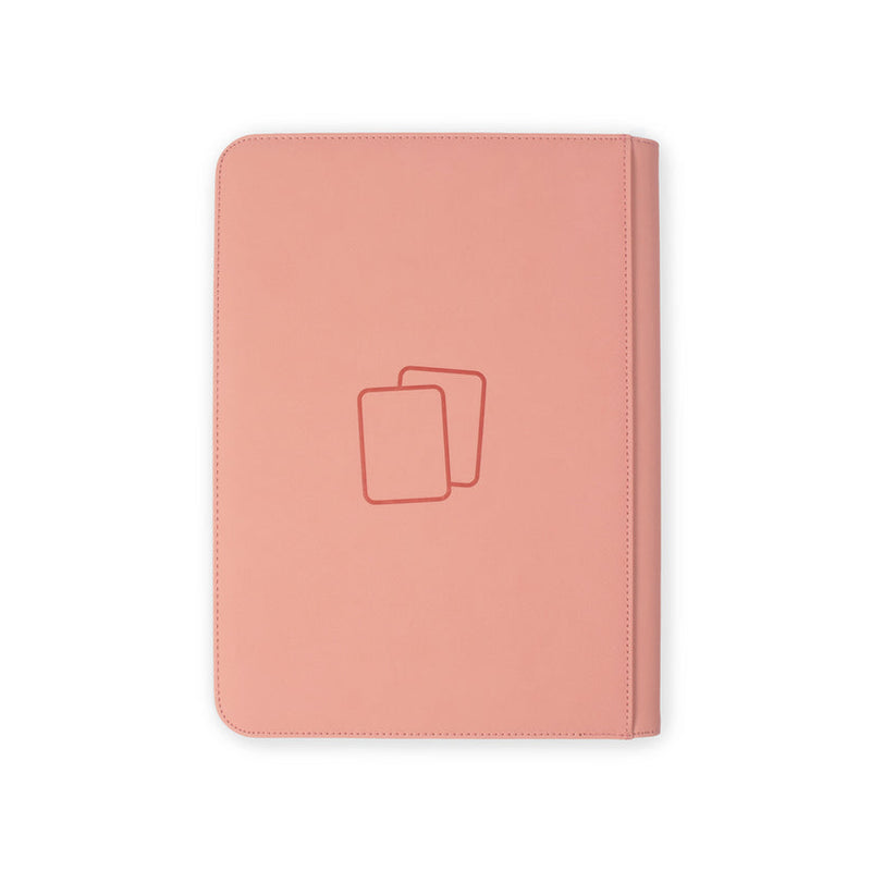 COVRD Premium 9 Pocket Zip Binder - Blush Pink