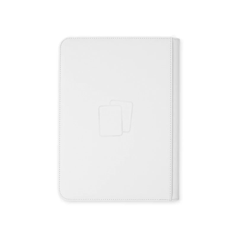 COVRD Premium 9 Pocket Zip Binder - White